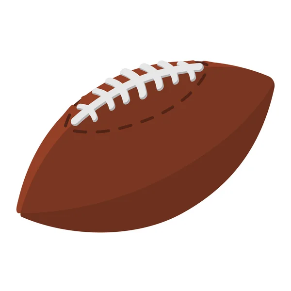 Zeichentrickfilm American Football Ball — Stockvektor