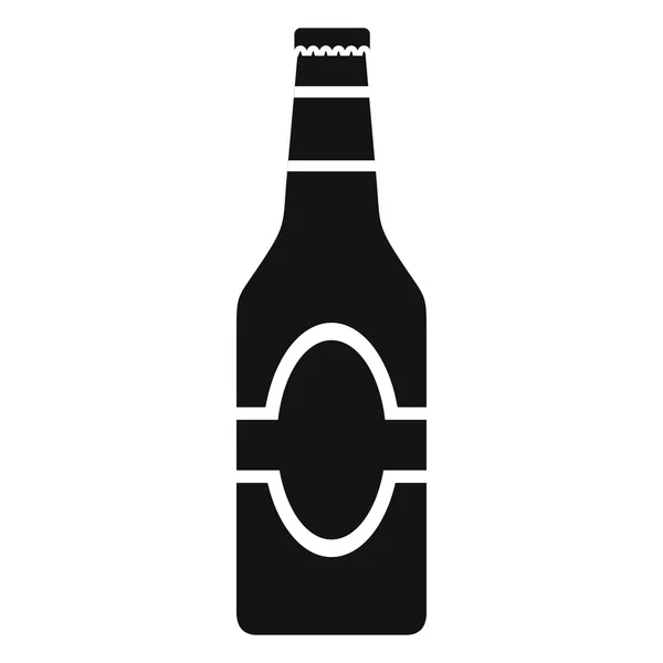 Bottle black icon — Stock Vector