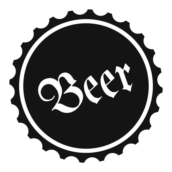 Cerveza icono simple — Archivo Imágenes Vectoriales