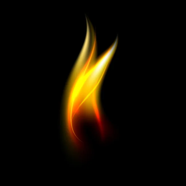 Nouvelle flamme de feu — Image vectorielle