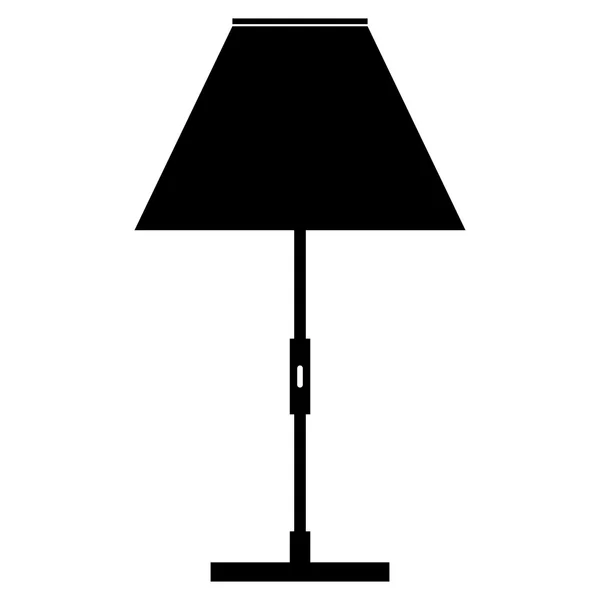Підлогова лампа проста іконка — стоковий вектор