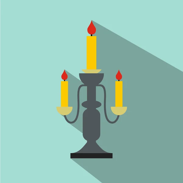 Lampada candeliere icona piatta — Vettoriale Stock