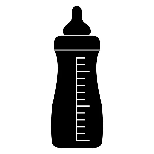 Dziecko mleka butelką proste ikona — Wektor stockowy