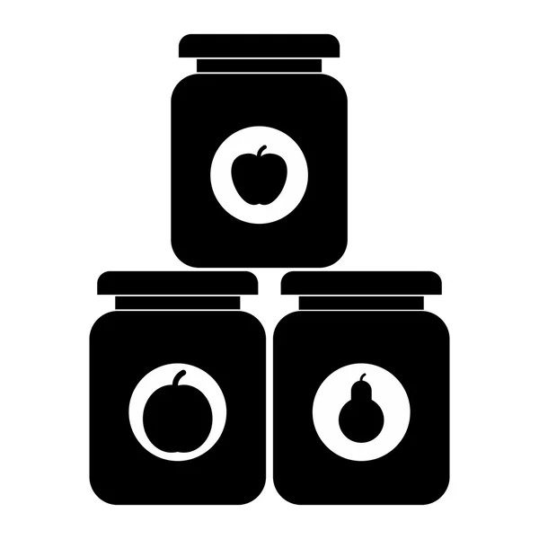 Baby food simple icon — Stock Vector