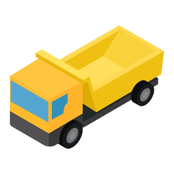 Ciężarówka izometryczny 3d ikona — Wektor stockowy