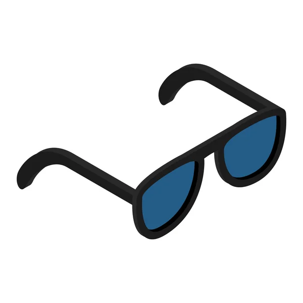 Solglasögon isometriska 3d ikonen — Stock vektor