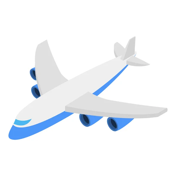 Plane isometric 3d icon — Stock Vector