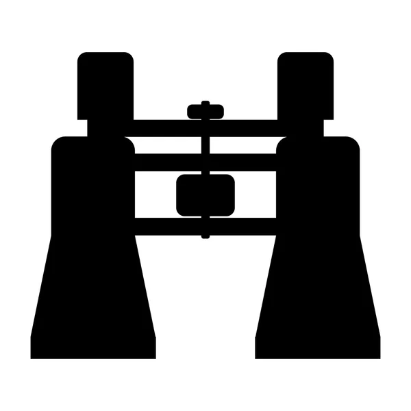 Icona binoculare semplice — Vettoriale Stock