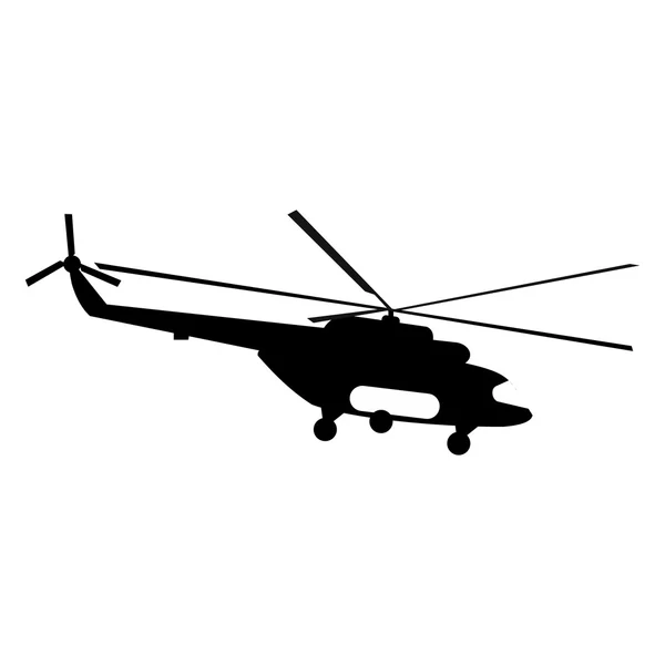 Простая иконка вертолета — стоковый вектор