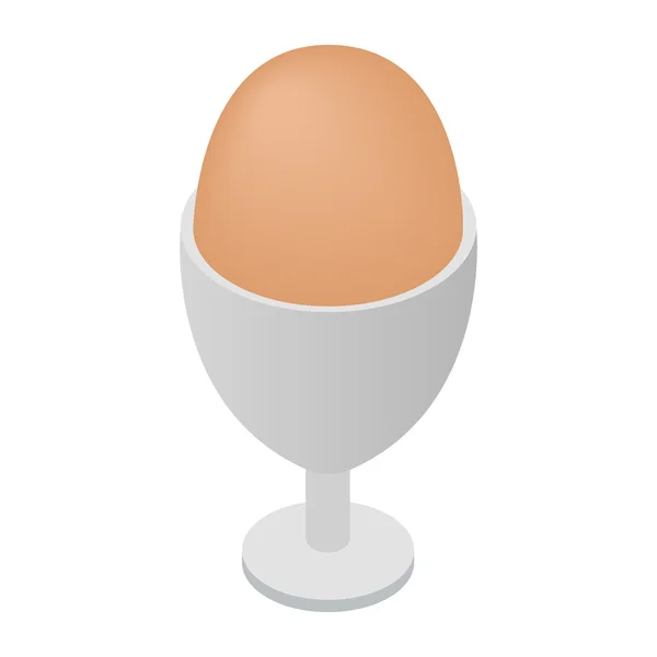 Izometryczny 3d ikona jajko — Wektor stockowy