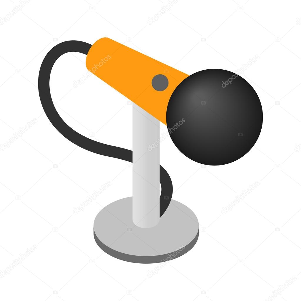 Microphone isometric 3d icon