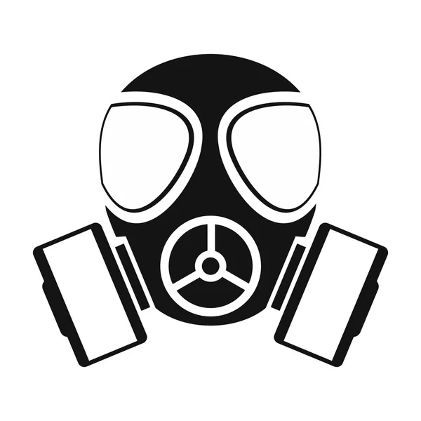 Gas mask simple icon — Stock Vector