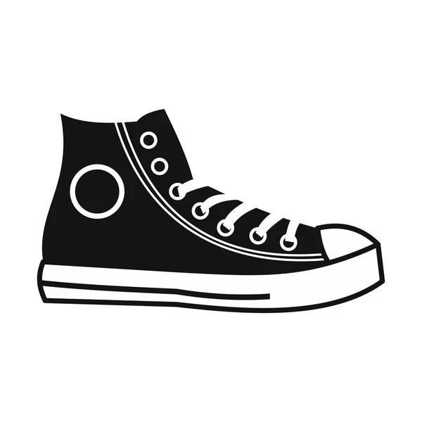 Retro sneaker enkel ikon — Stock vektor