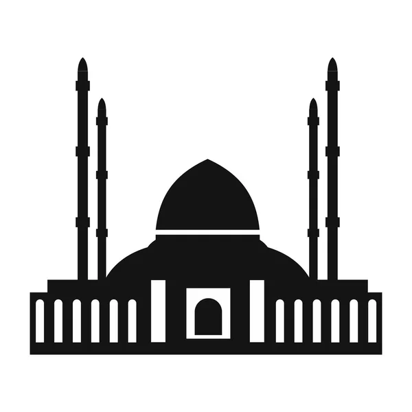 Mosquée icône simple — Image vectorielle