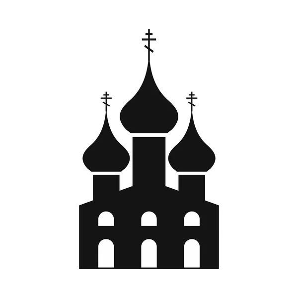 Rysk-ortodoxa kyrkan enkel ikon — Stock vektor