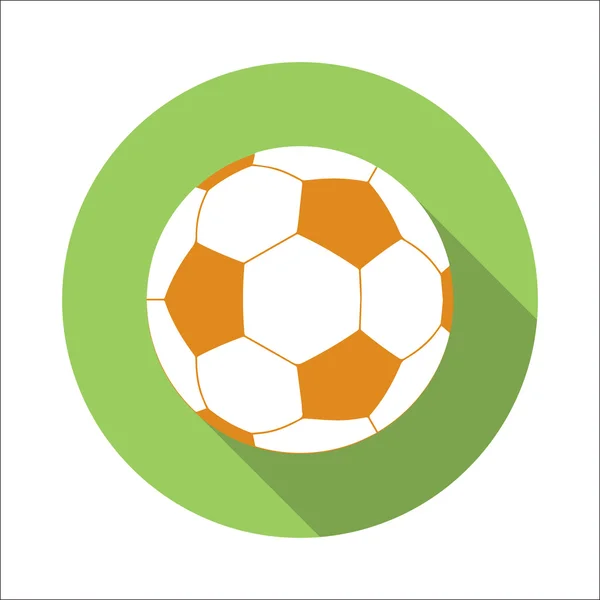 Football flat icon — Stock Vector