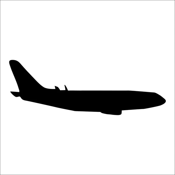 Planes black silhouette — Stock Vector