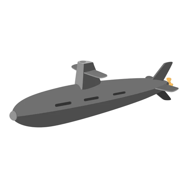 Ícone de desenho animado submarino — Vetor de Stock