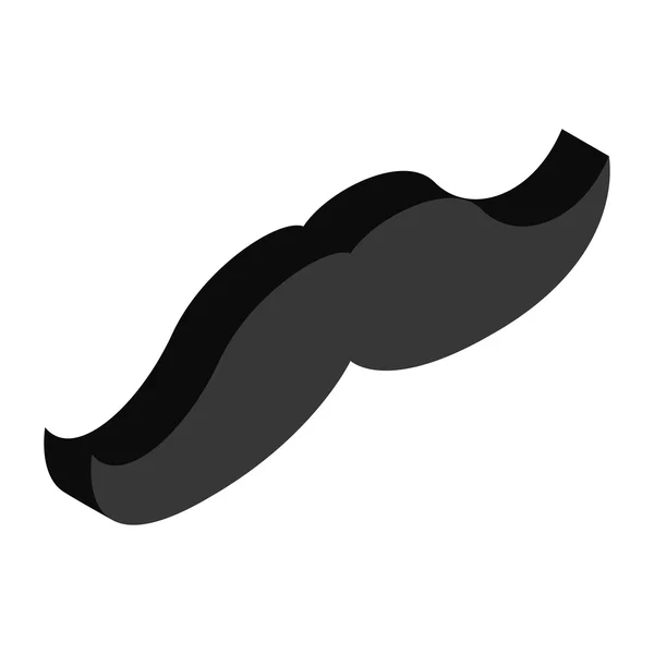 Mustache ícono isométrico 3d — Archivo Imágenes Vectoriales