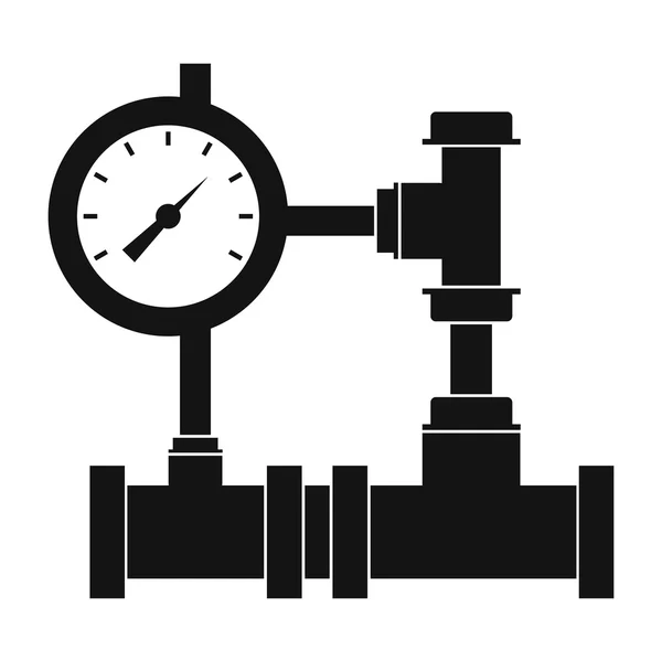 Wasserrohrzähler von Wasser, Gas, — Stockvektor