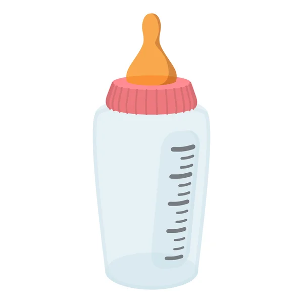 Ikona cartoon butelka mleka dla dzieci — Wektor stockowy