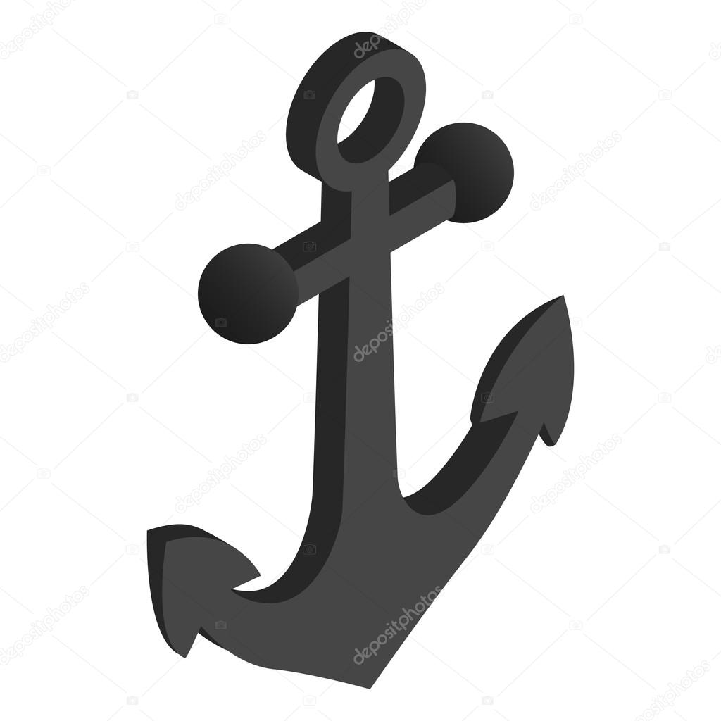 Anchor isometric 3d icon