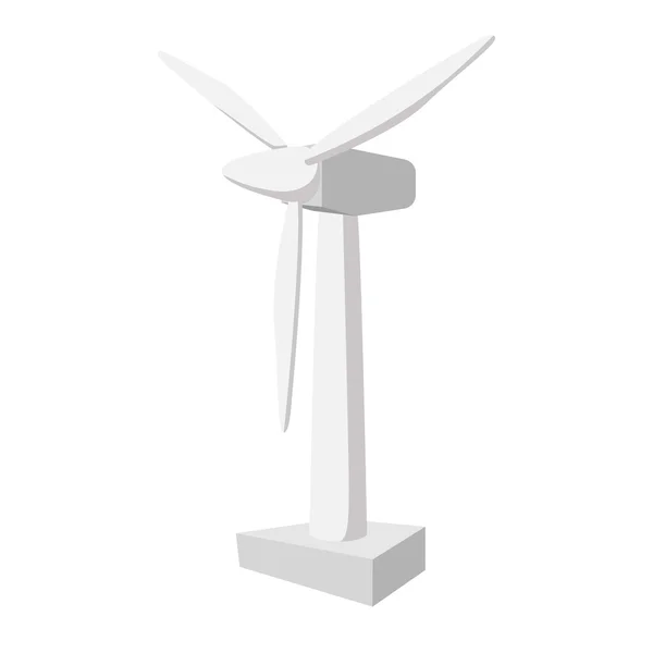 Ícone de desenho animado do ventilador branco — Vetor de Stock