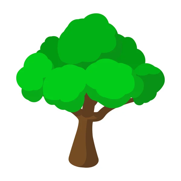 Tree cartoon icon — Stock Vector