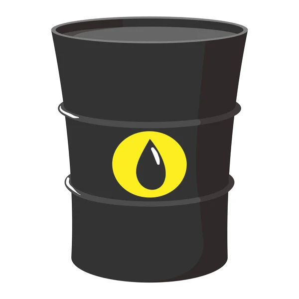 Cartoon barrel of oil — Stock Vector