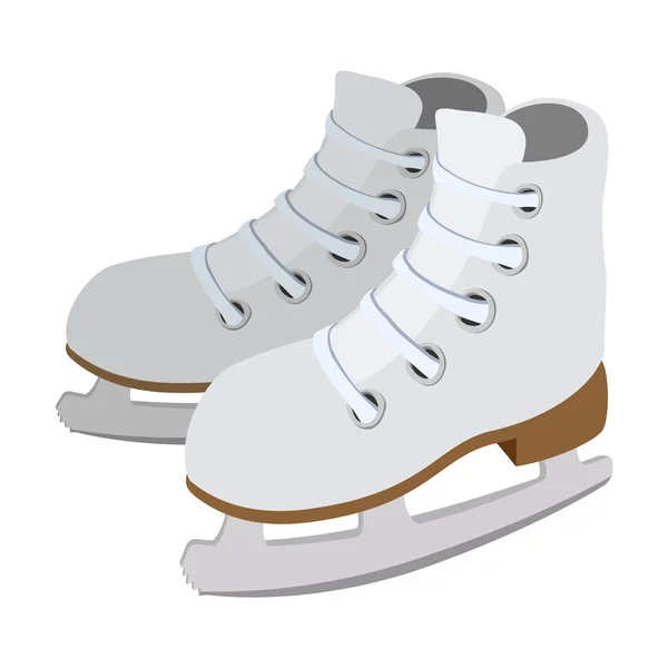 Paire de patins icône de dessin animé — Image vectorielle