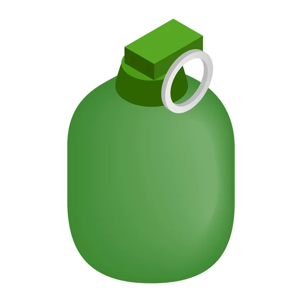 Hand grenade 3d isometrische pictogram — Stockvector