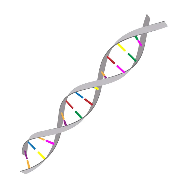 Genetics concept cartoon icon — Stock Vector