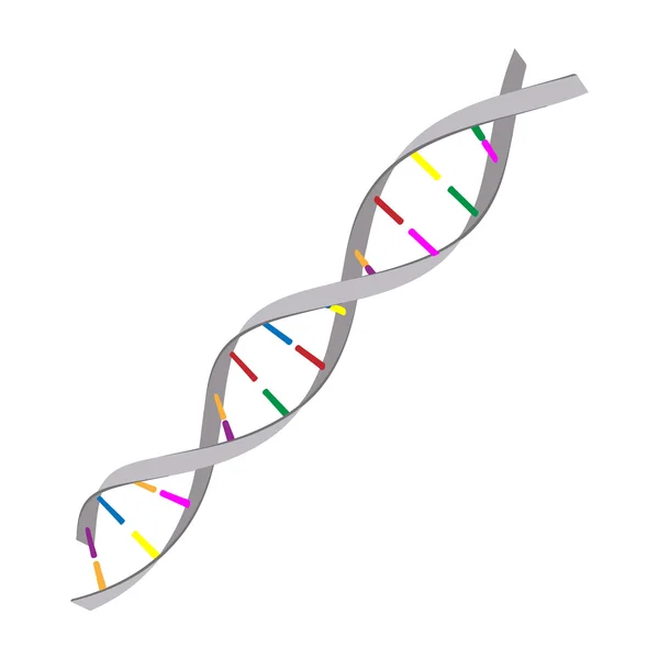 Genetica concetto icona cartone animato — Vettoriale Stock