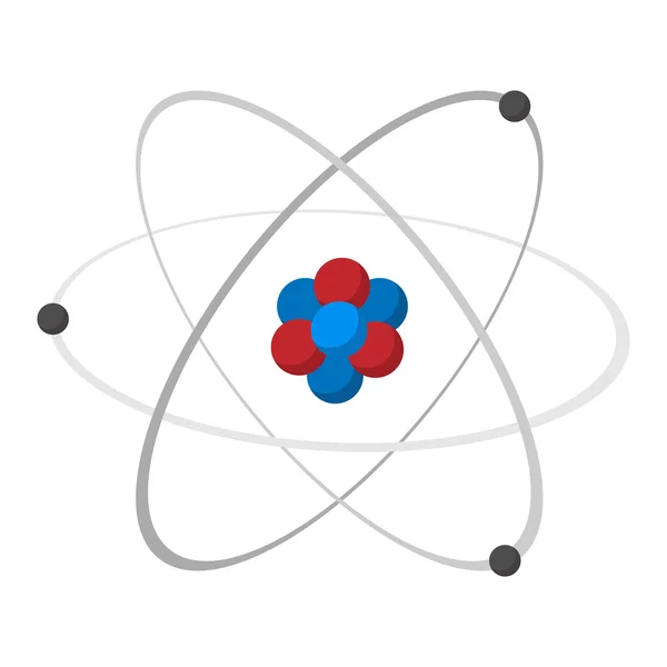 Atom cartoon icon — Stock Vector