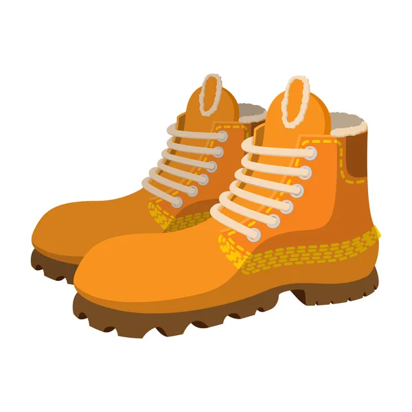 Botas Hipster icono de dibujos animados — Archivo Imágenes Vectoriales