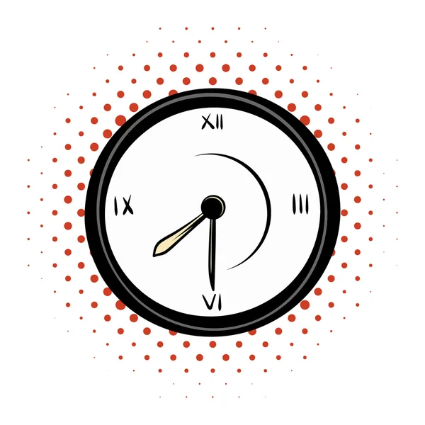 시계 만화 아이콘 — 스톡 벡터