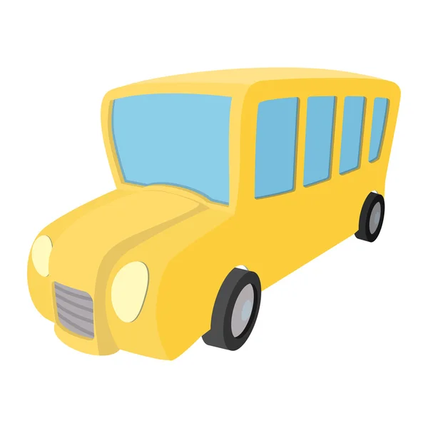 Icono de dibujos animados autobús escolar — Vector de stock