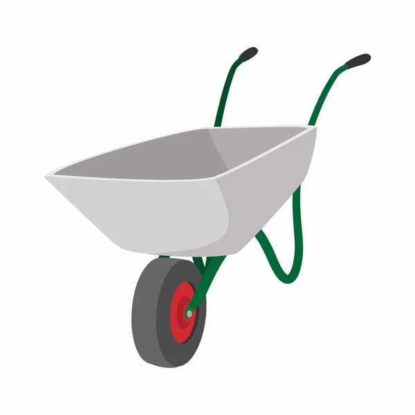 Garden wagon cartoon icon — Stock Vector
