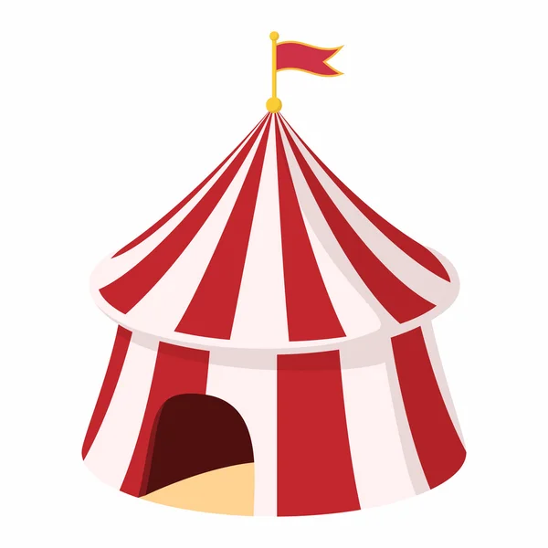 Cirkusový stan kreslený — Stockový vektor