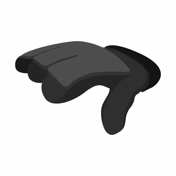 Paintball glove cartoon icon — Stock Vector