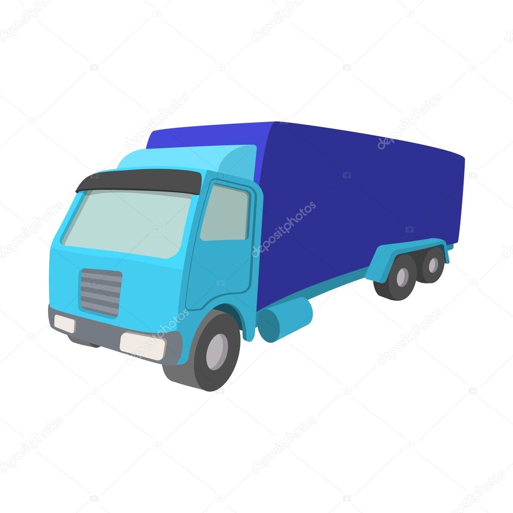 Truck cartoon icon