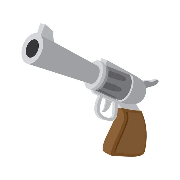 Gun cartoon icon — Stock Vector