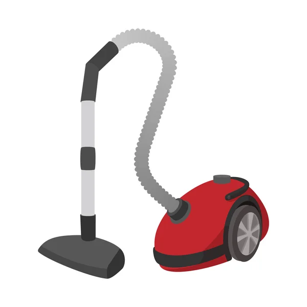 Ikon kartun vacuum cleaner modern - Stok Vektor