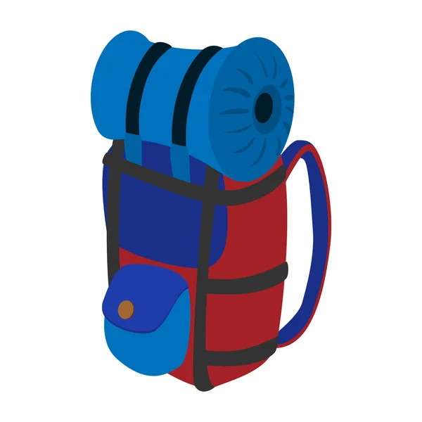 Mochila de viaje icono de dibujos animados — Archivo Imágenes Vectoriales