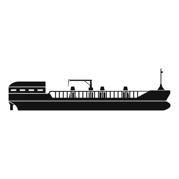 Ikona nákladní lodě — Stockový vektor