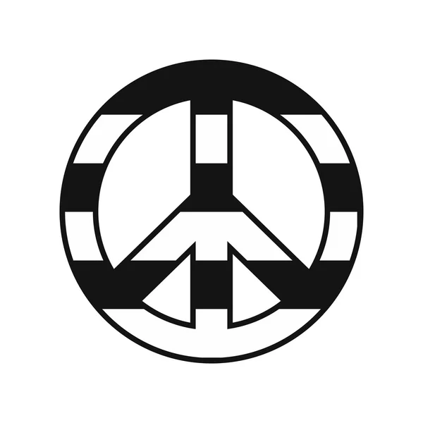 Barış sembolü gökkuşağı simgesi — Stok Vektör