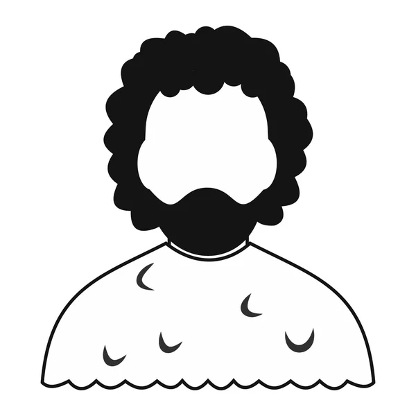 Avatar człowiek ikona dla zakładów fryzjerskich — Wektor stockowy