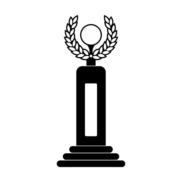 Goblet negro icono simple — Vector de stock