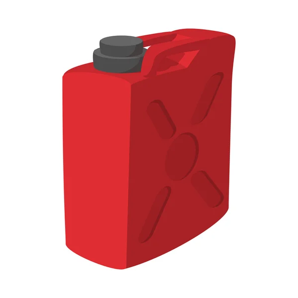 Brandstof container jerrycan cartoon pictogram — Stockvector