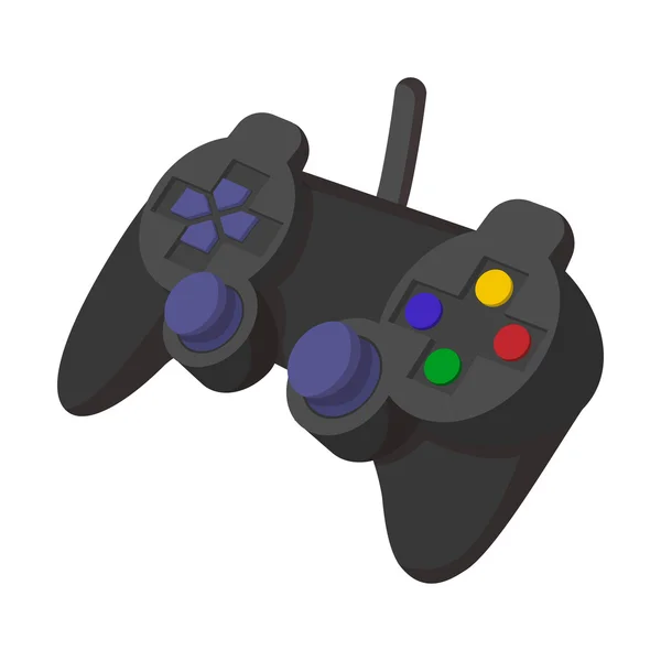 Consola joystick icono de dibujos animados — Vector de stock